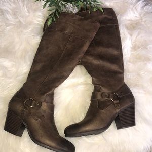 A2 by Aerosoles Brown Creativity Knee High Boot